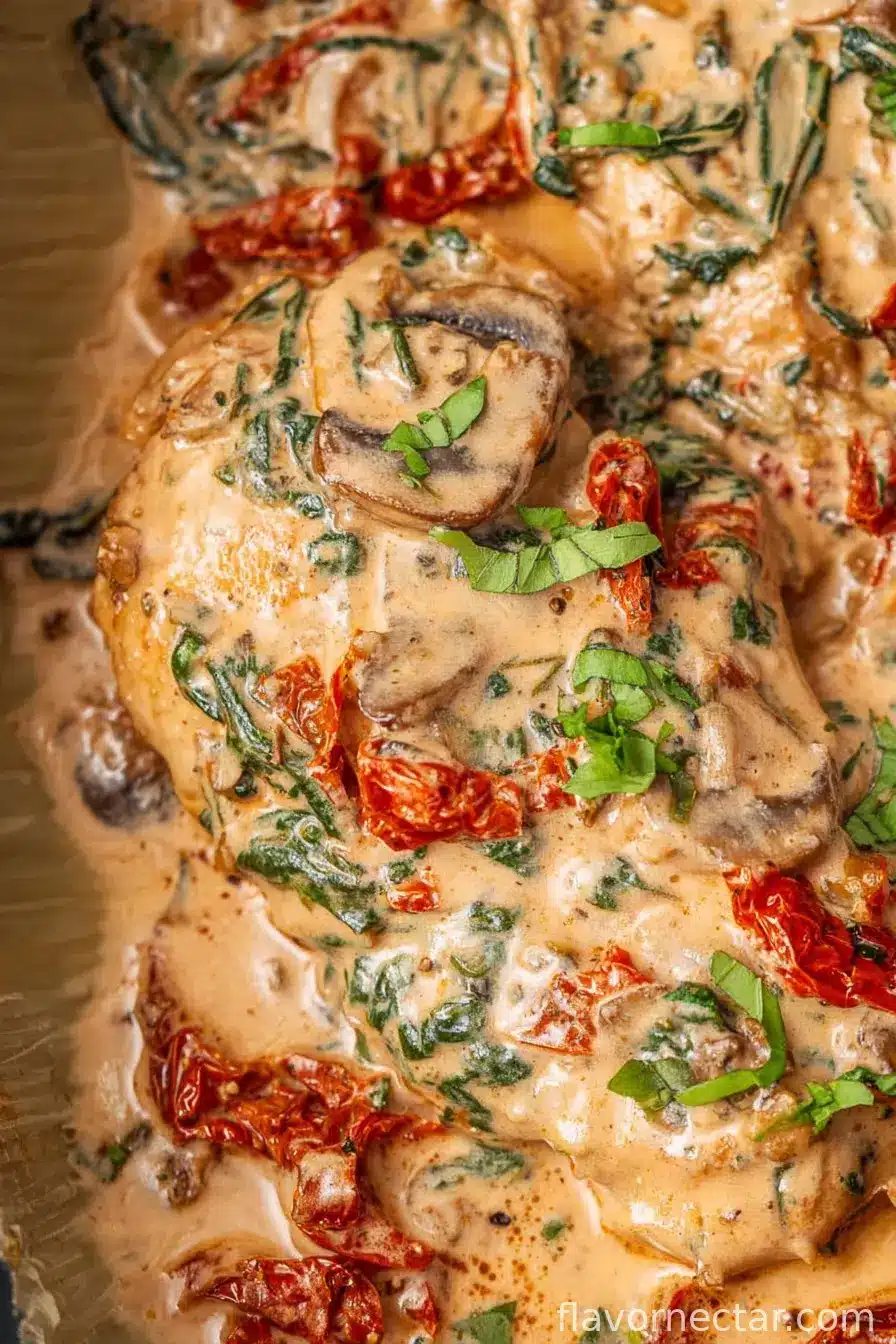 Baked Tuscan Chicken