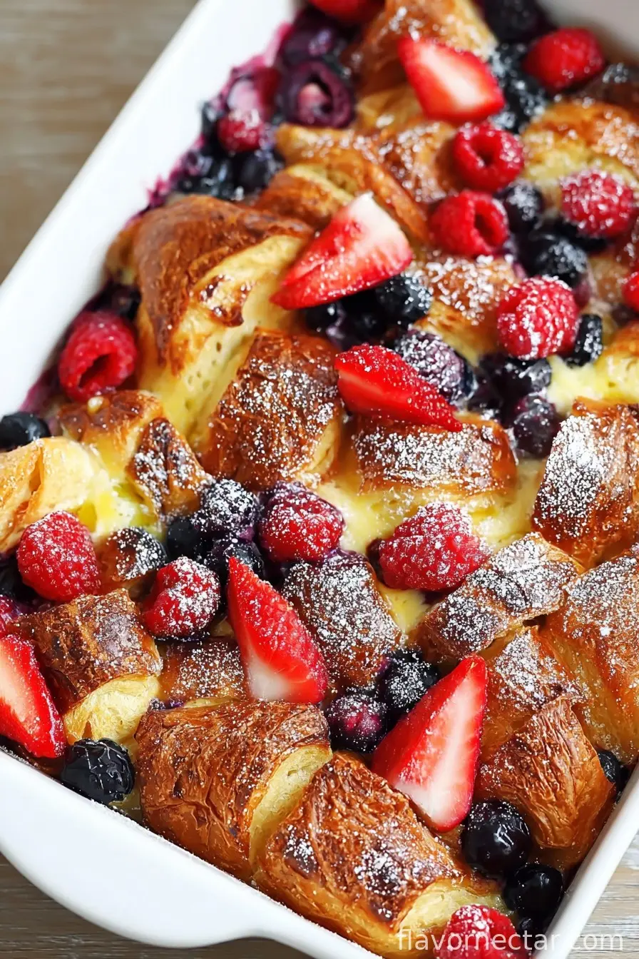 Berry Croissant Bake