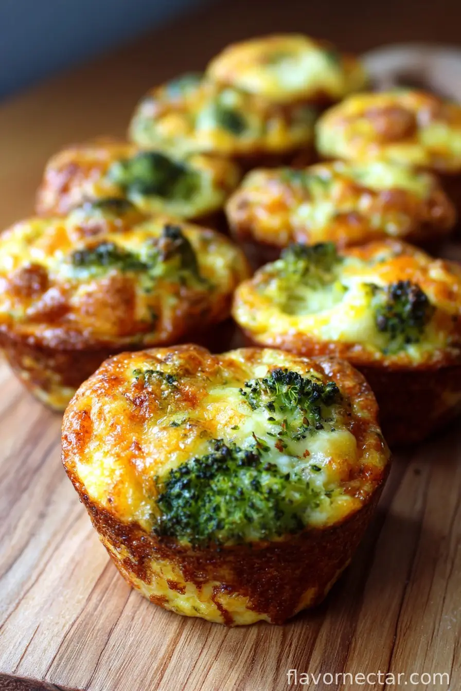 Broccoli Cheddar Egg Bites
