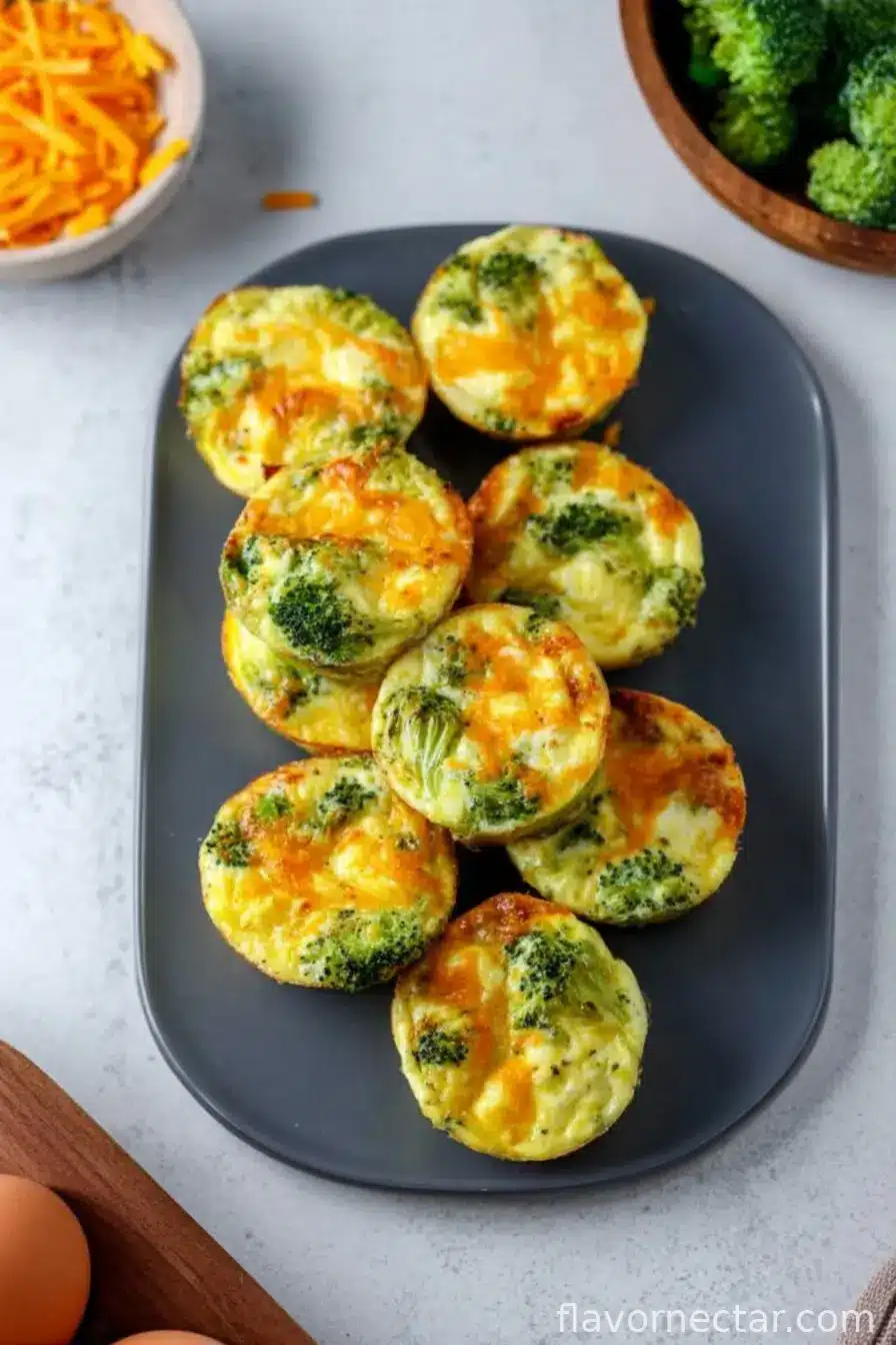 Broccoli Cheddar Egg Bites
