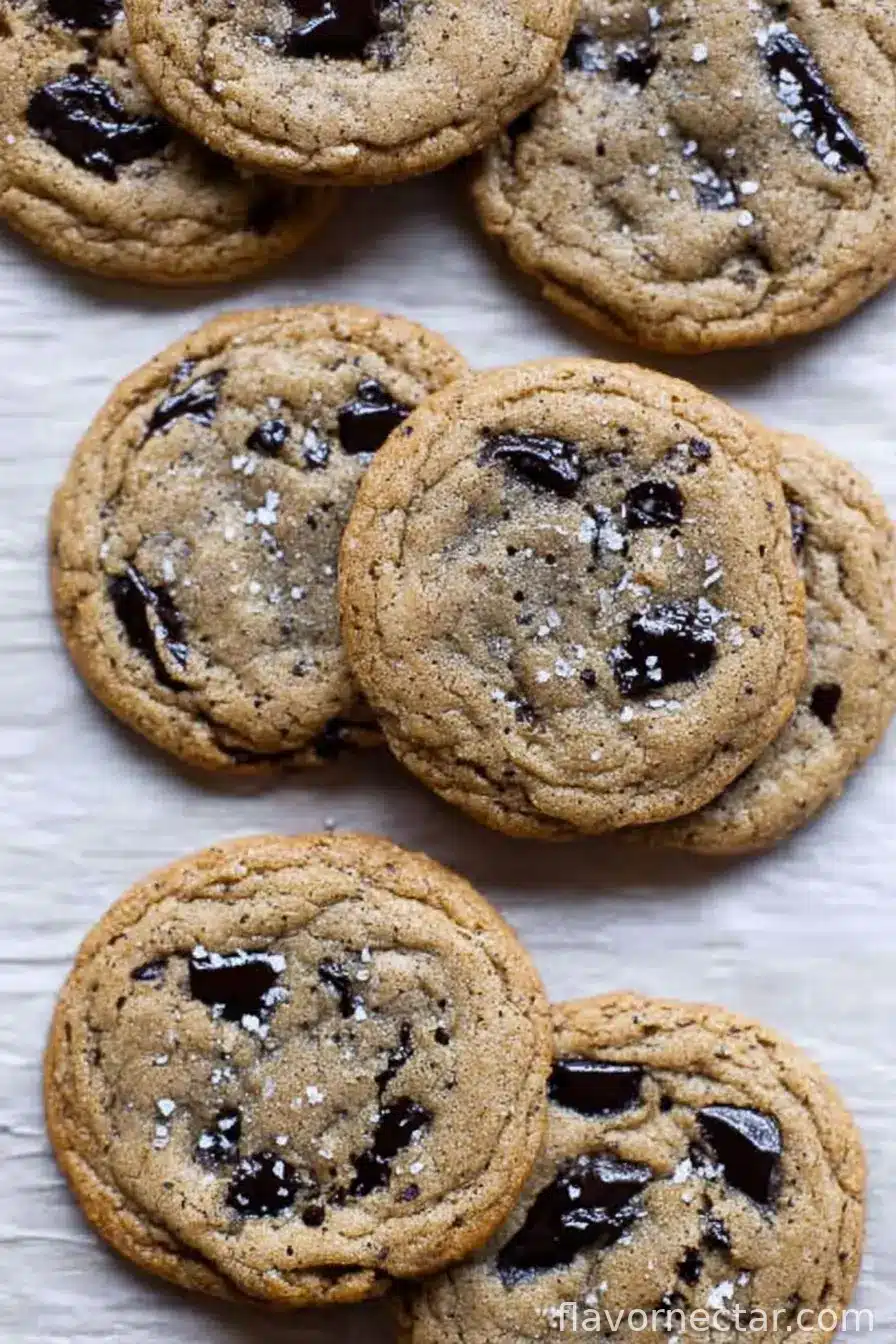 Chewy Coffee Chocolate Chip Cookies
