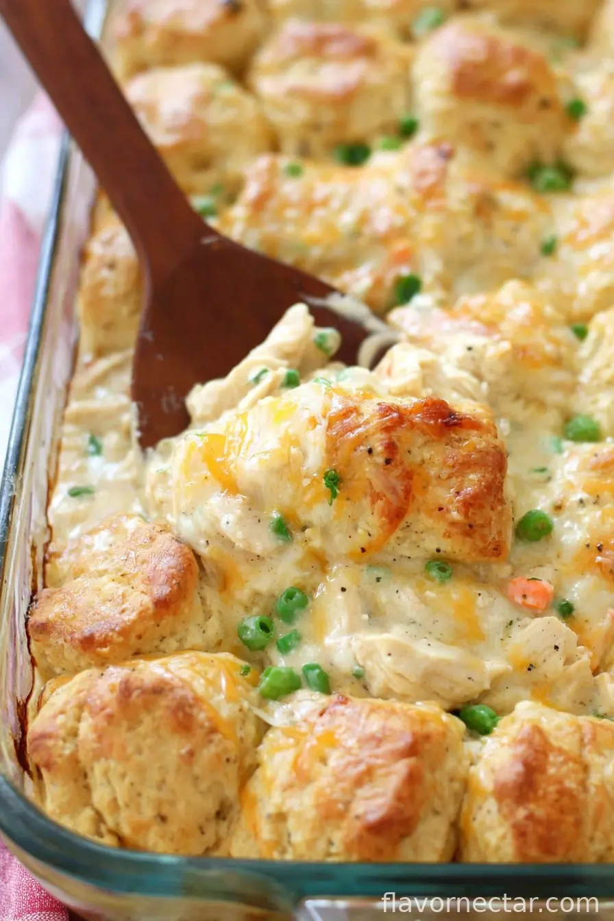 Chicken and Biscuits Casserole