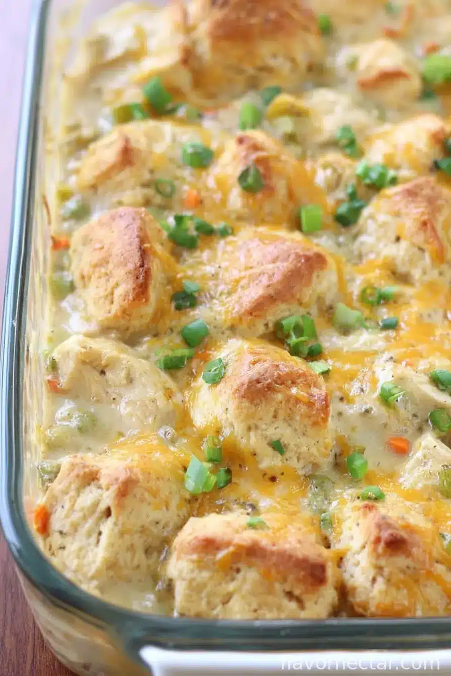 Chicken and Biscuits Casserole