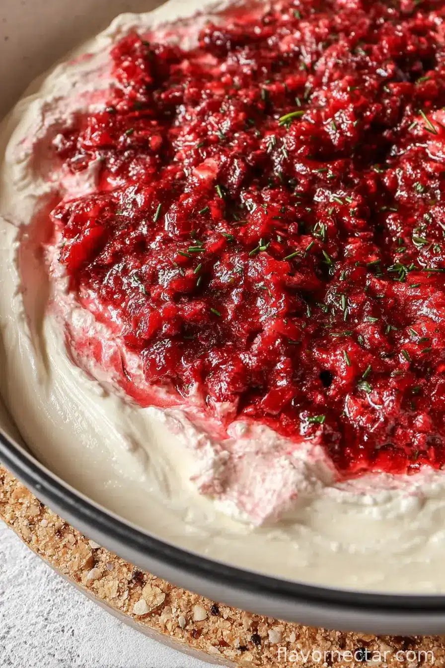 Cranberry Jalapeño Cream Cheese Dip