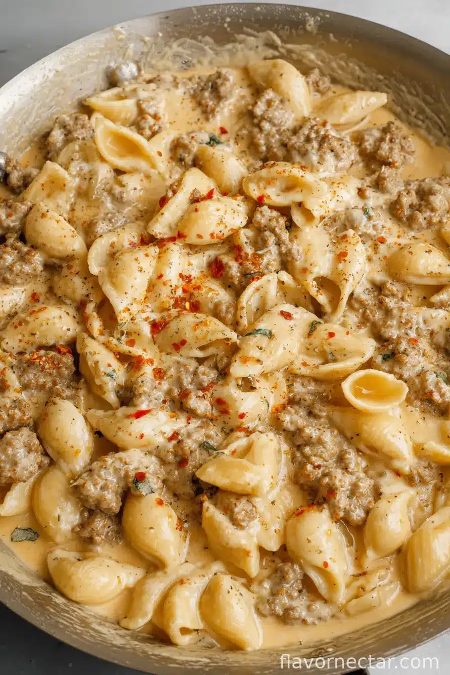 Creamy Italian Sausage Pasta