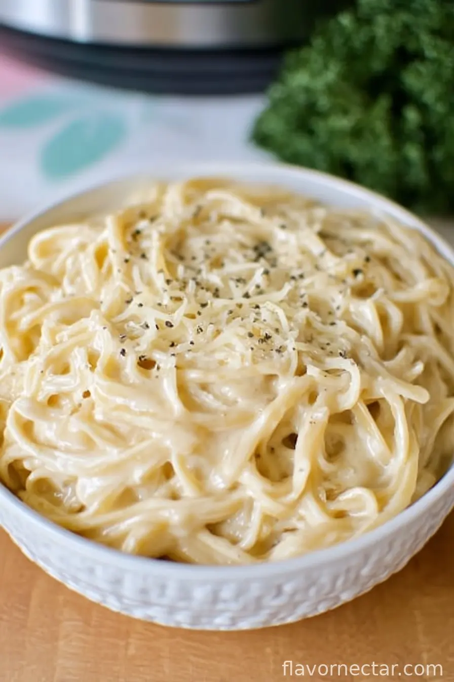 Dump and Start Instant Pot Alfredo