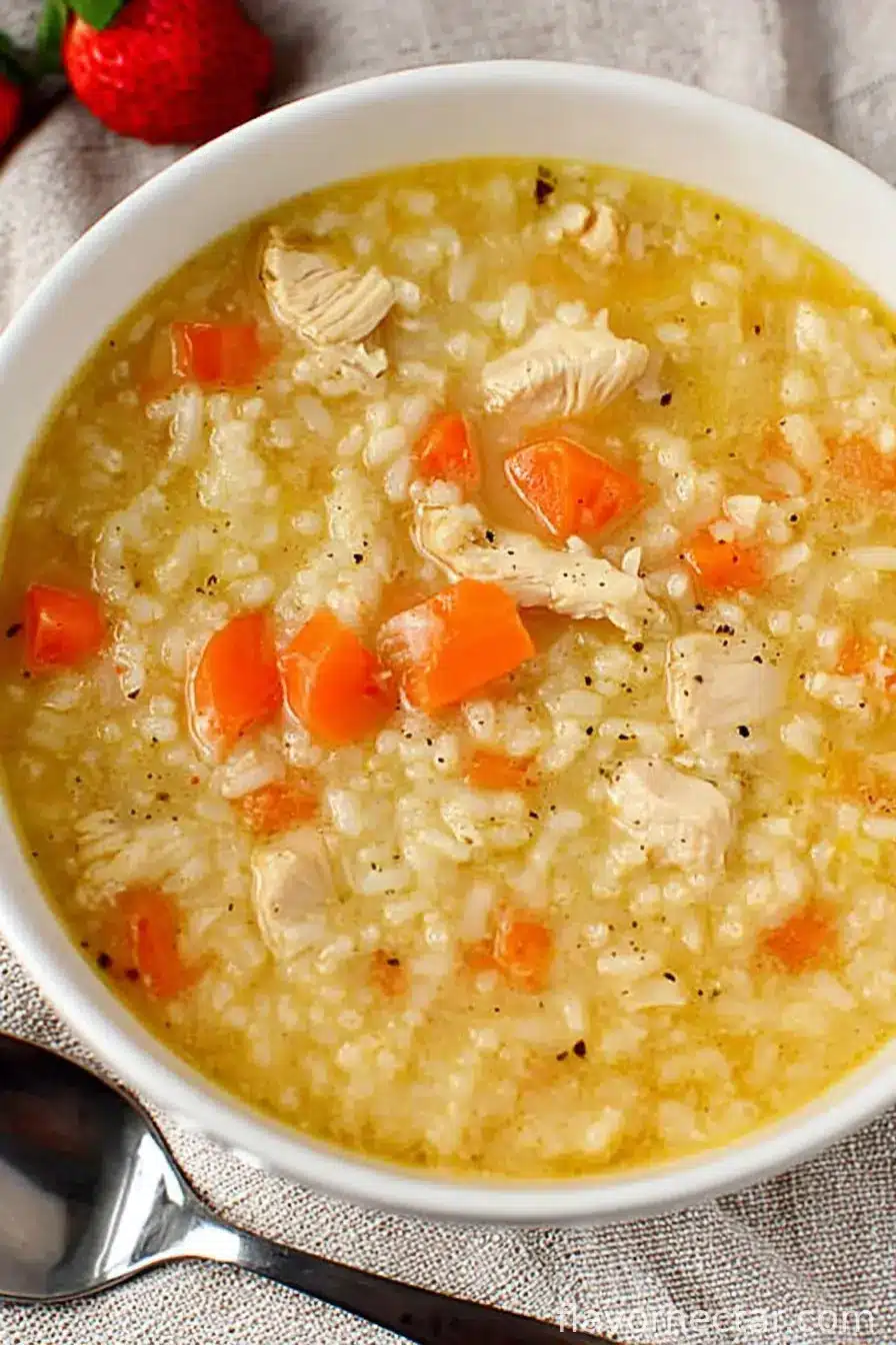 Easy Chicken and Rice Soup