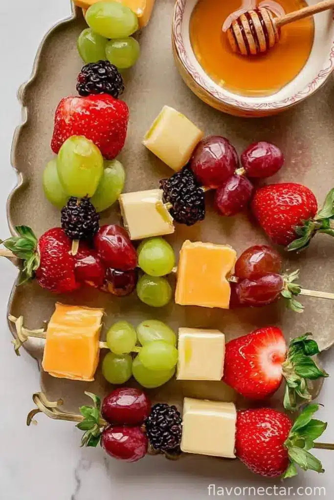 Fruit and Cheese Kabobs