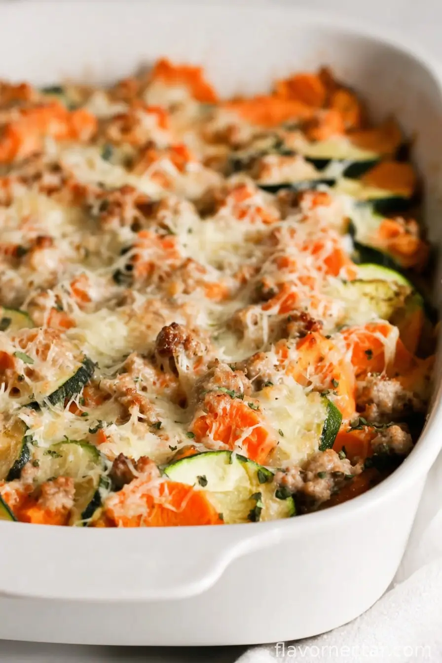 Ground Turkey Sweet Potato Bake