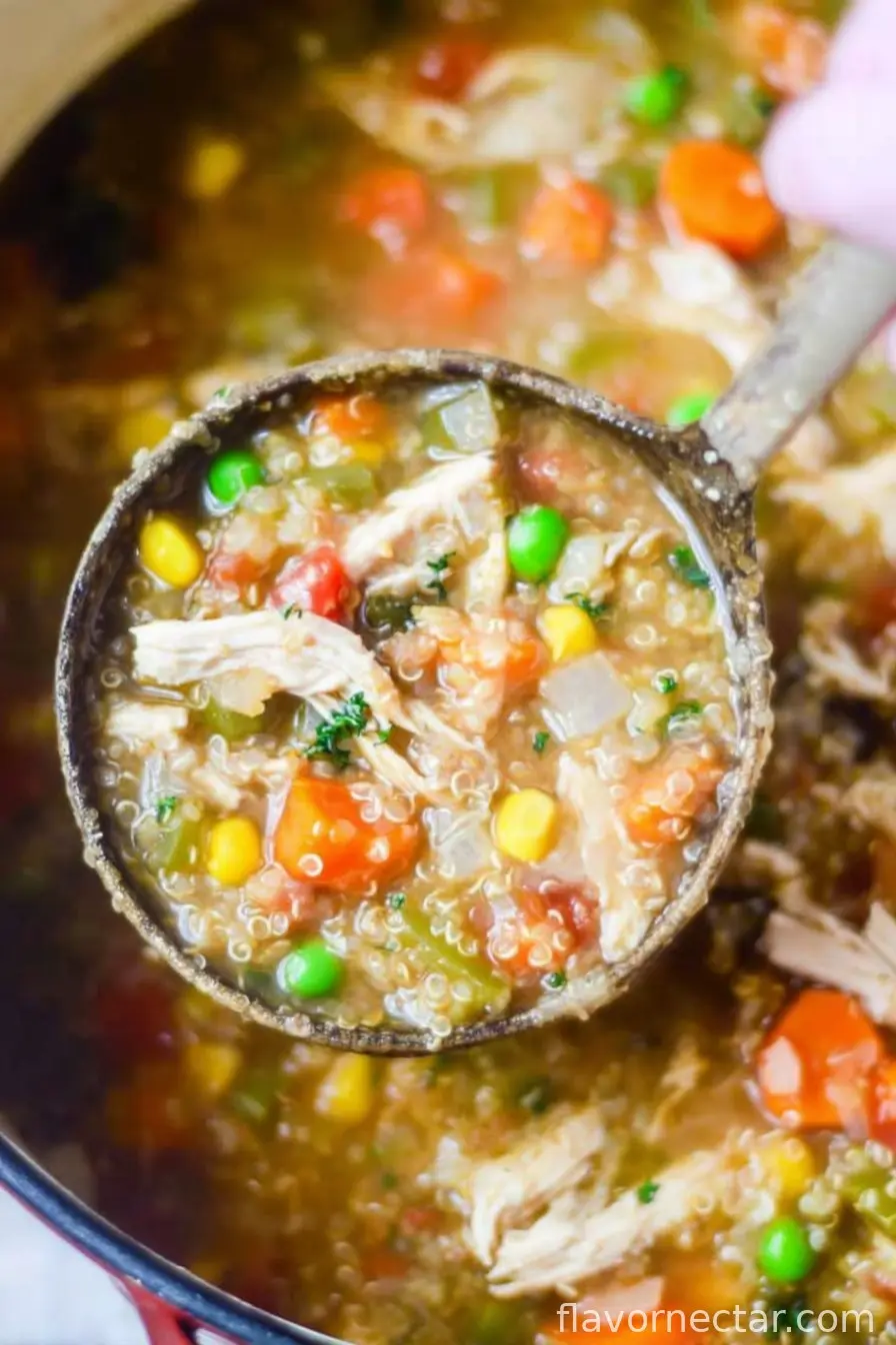 Hearty Chicken-Vegetable Quinoa Soup