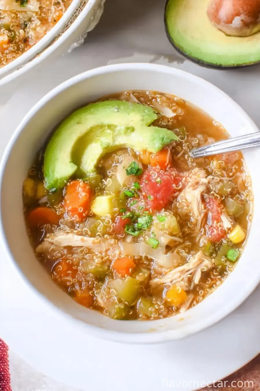 Hearty Chicken-Vegetable Quinoa Soup