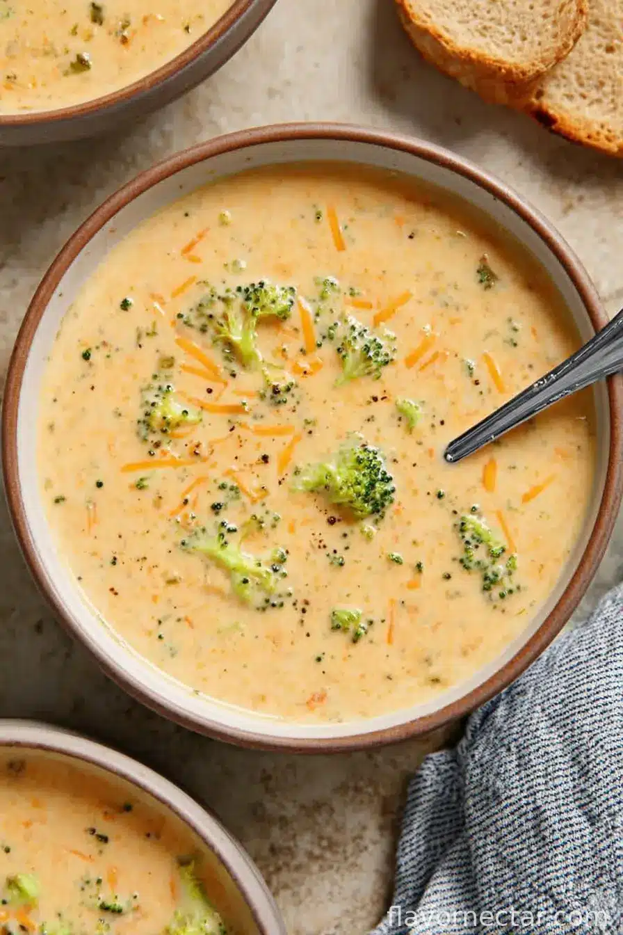 Instant Pot Broccoli Cheddar Soup