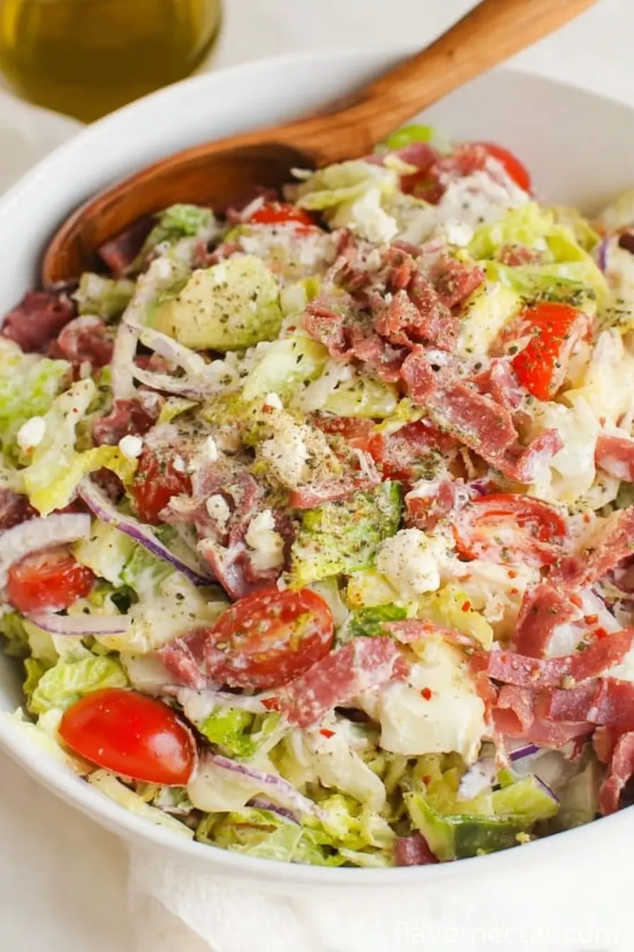 Italian Grinder Salad (Chopped Sub Salad)