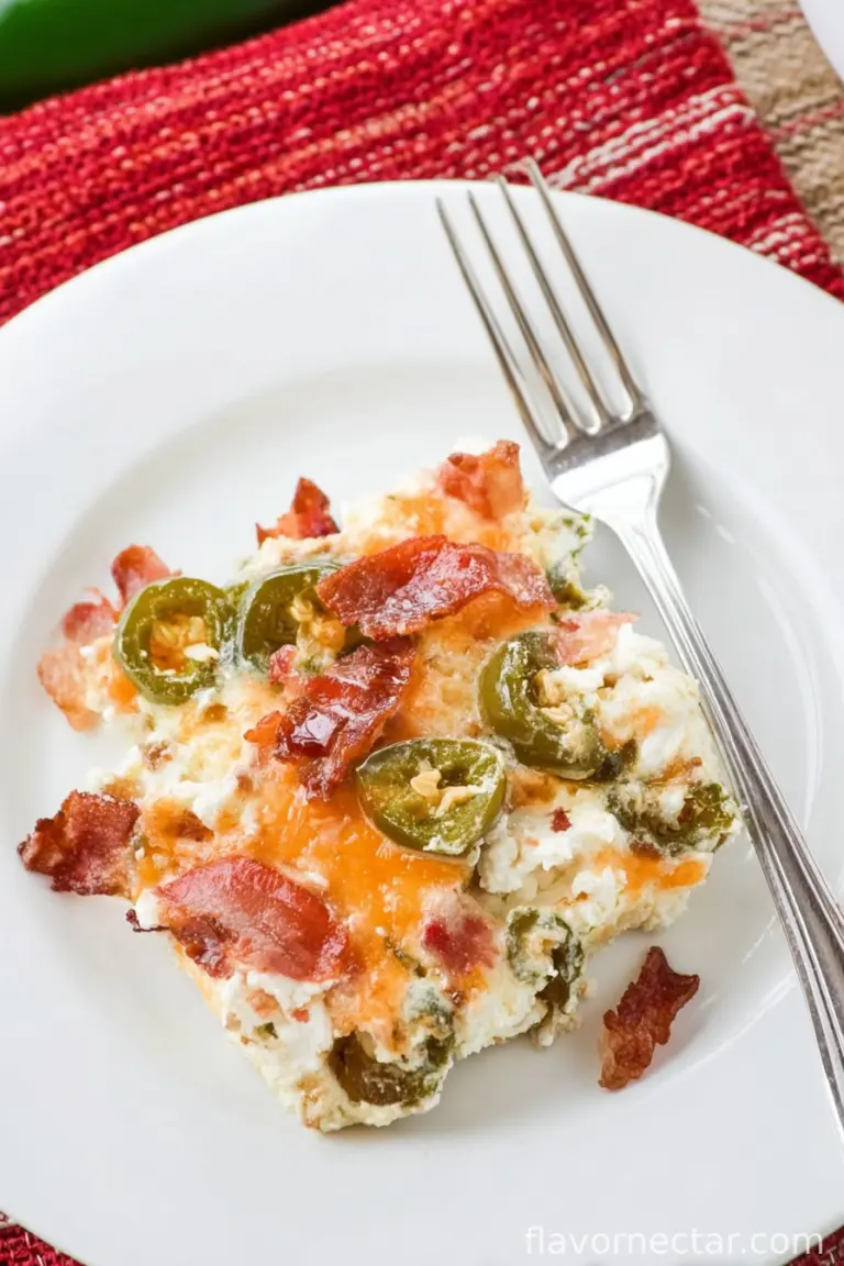 Keto Jalapeno Popper Casserole
