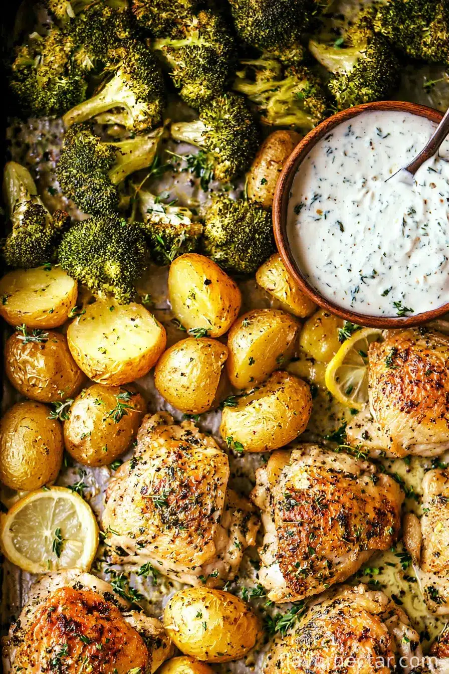 Lemon Garlic Chicken Thighs