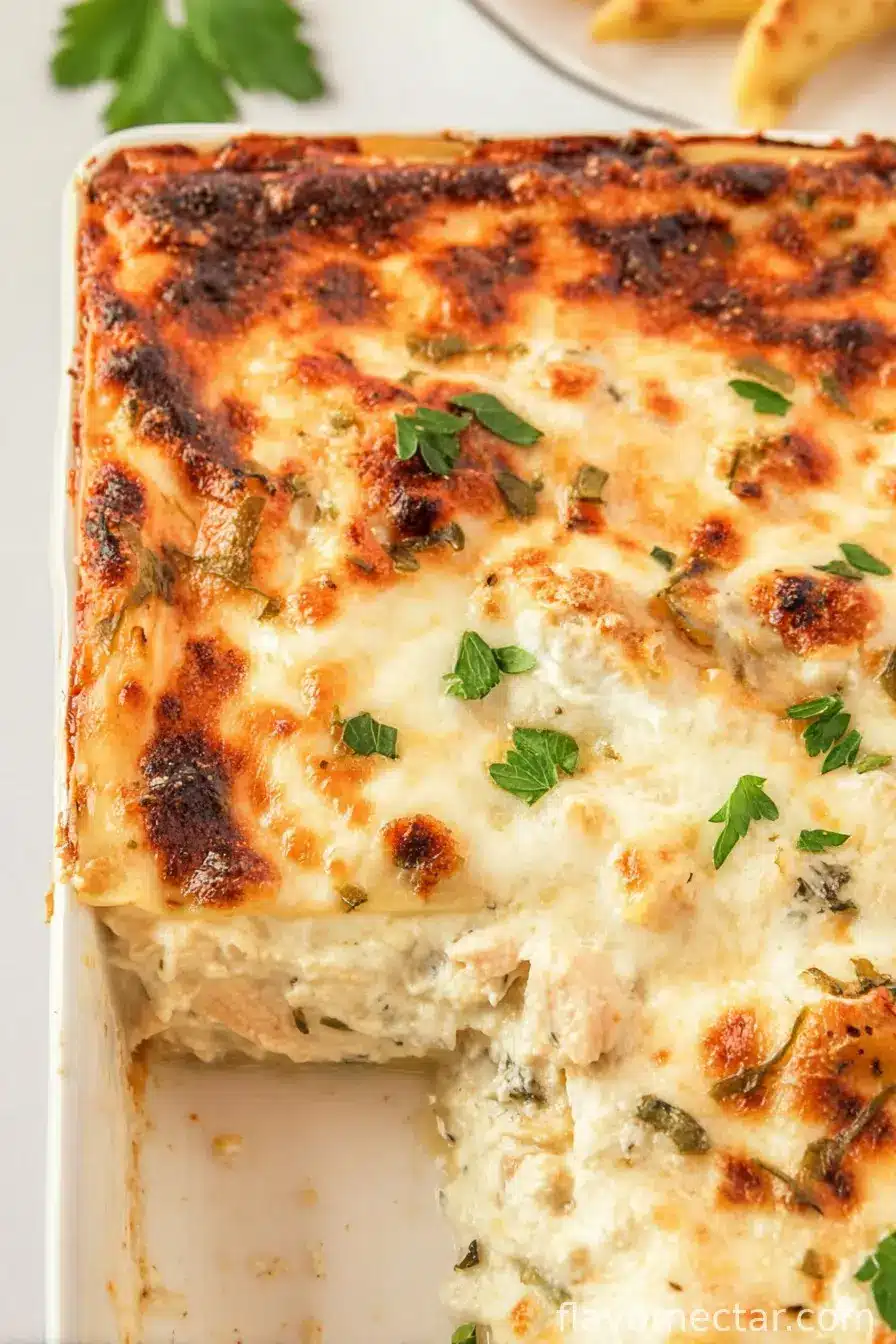 White Chicken Lasagna