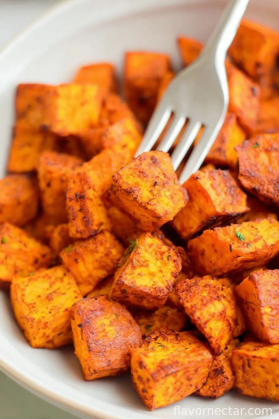 Air Fryer Sweet Potato Cubes