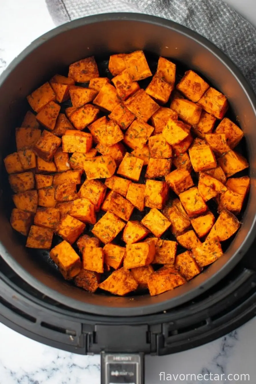 Air Fryer Sweet Potato Cubes