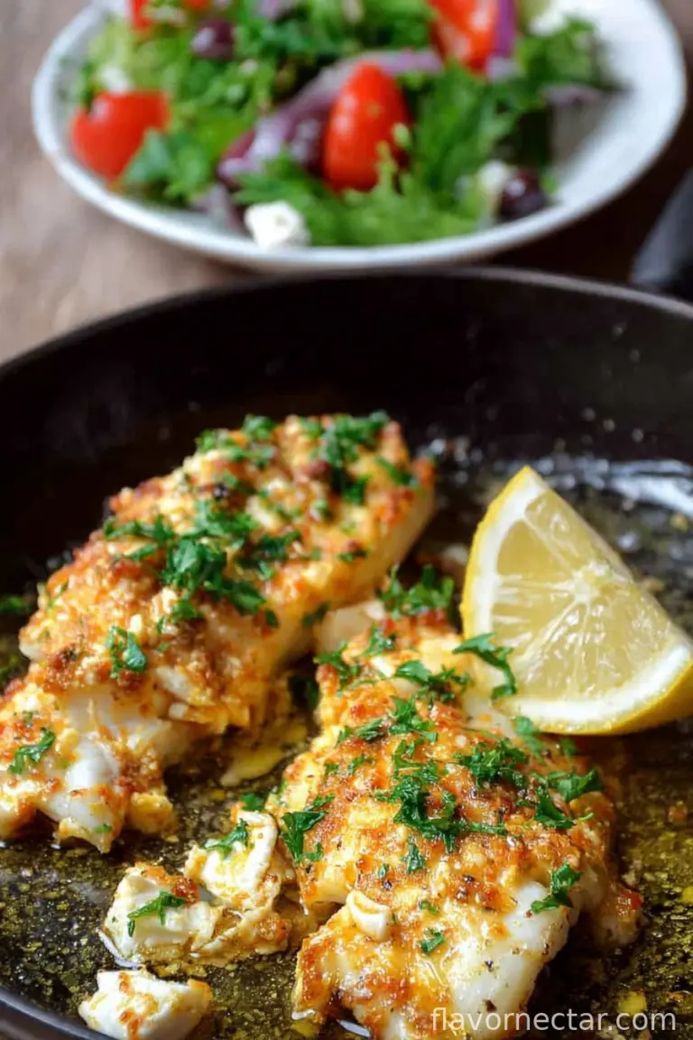 Baked Cod Recipe with Lemon and Garlic
