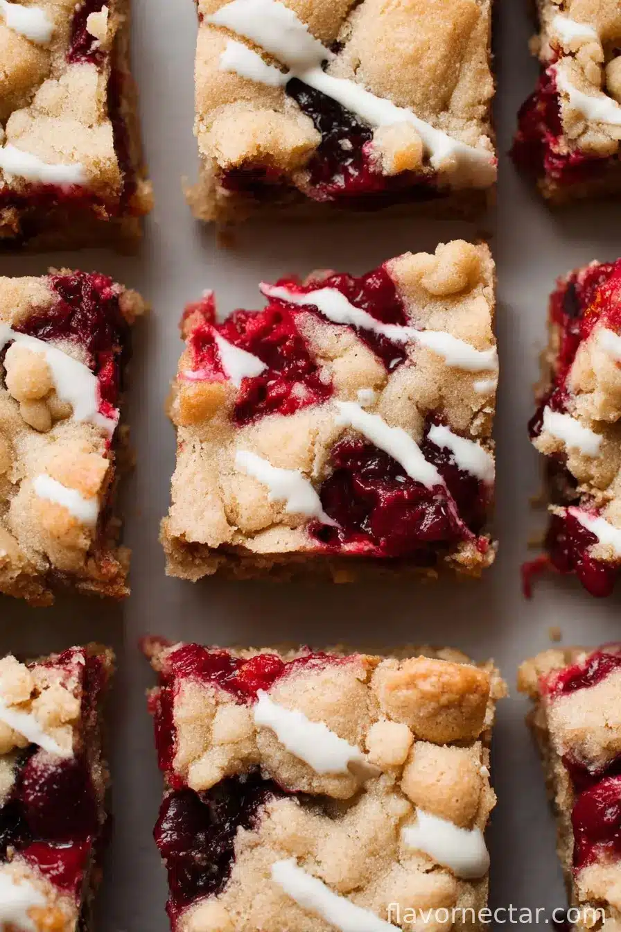 Cranberry Crumble Bars