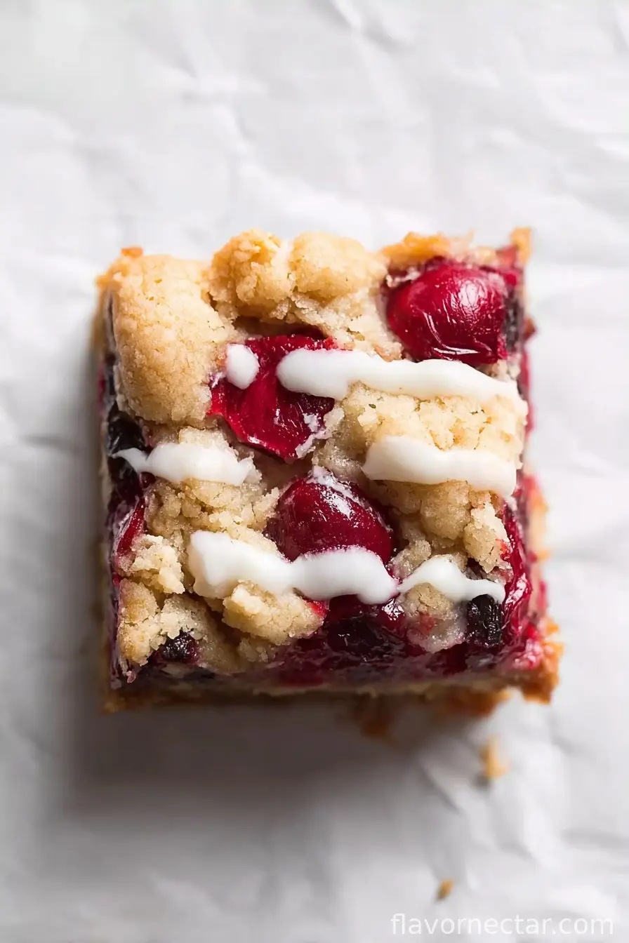 Cranberry Crumble Bars