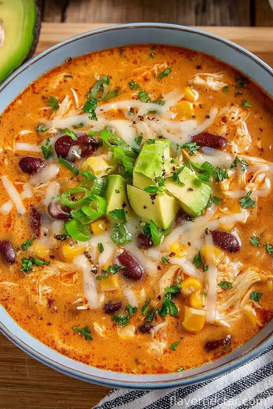 Creamy Chicken Enchilada Soup