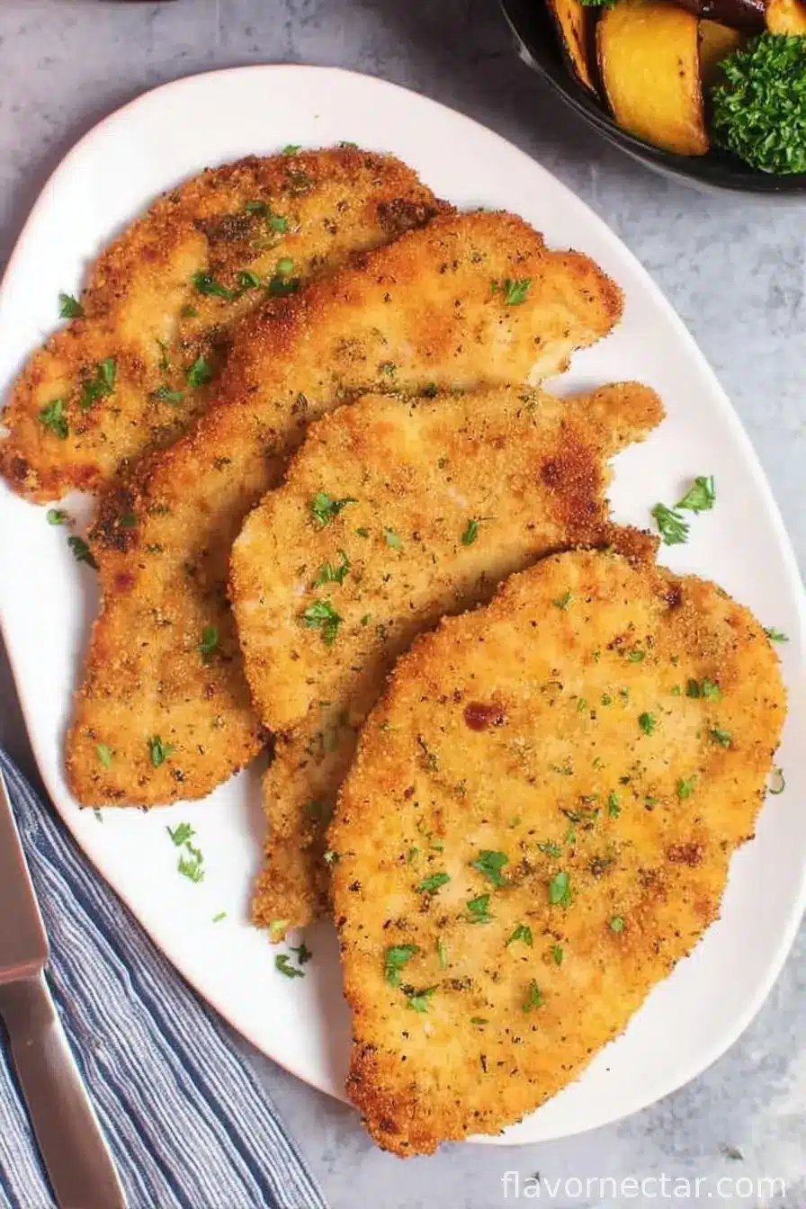 Crispy Air Fryer Chicken Cutlets