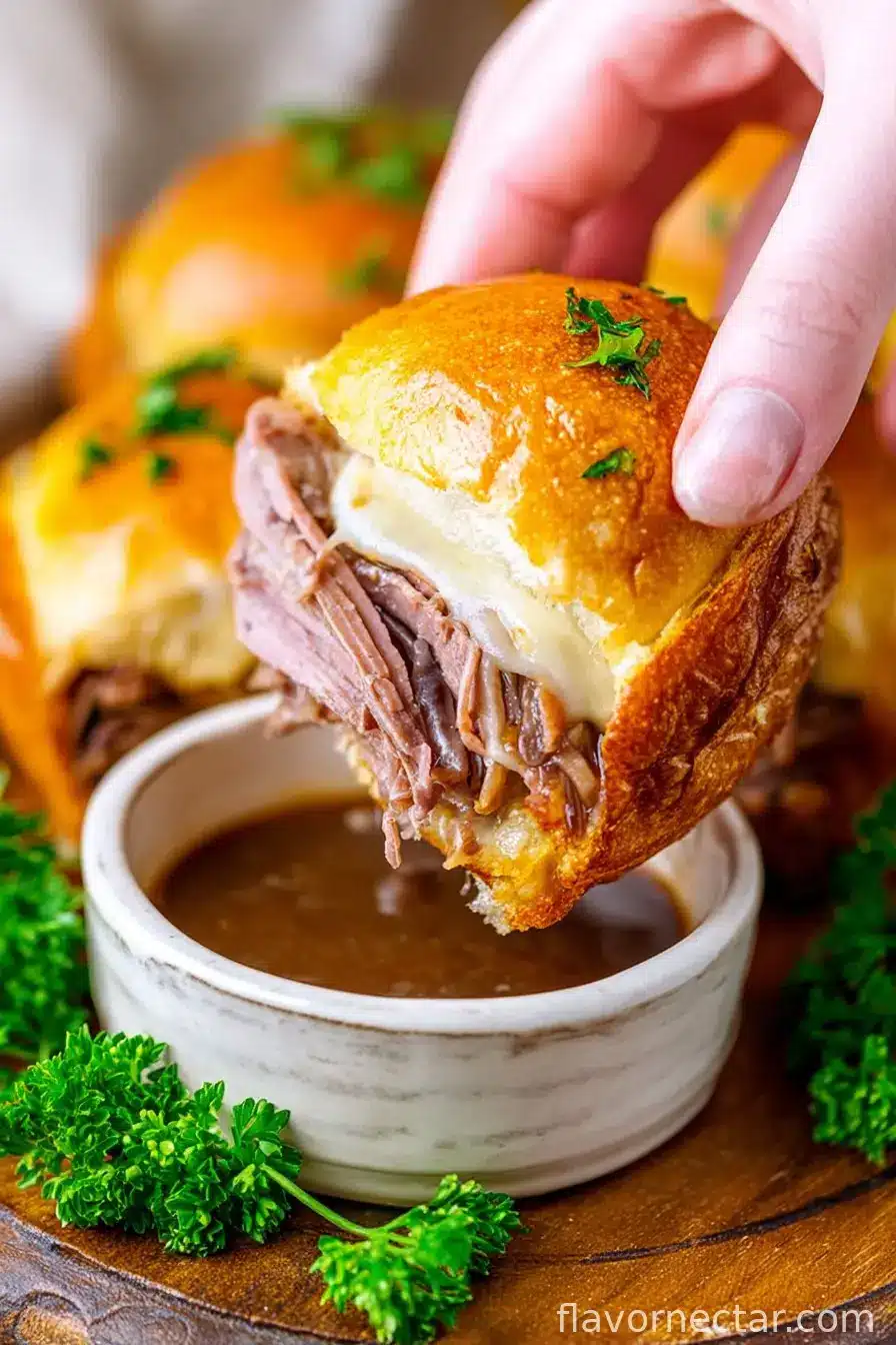 Easy French Dip Sliders Recipe