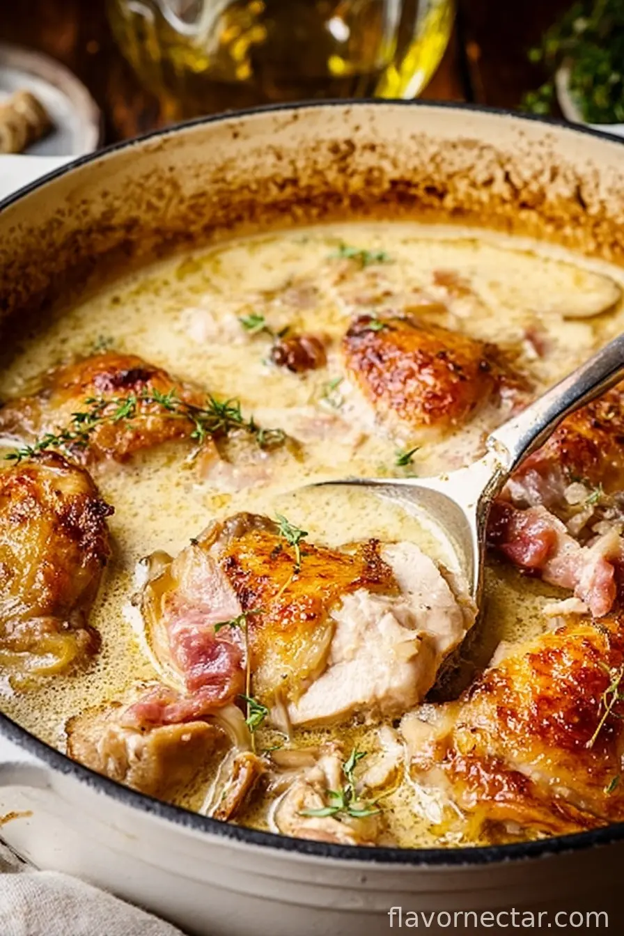 French Chicken Casserole a la Normande