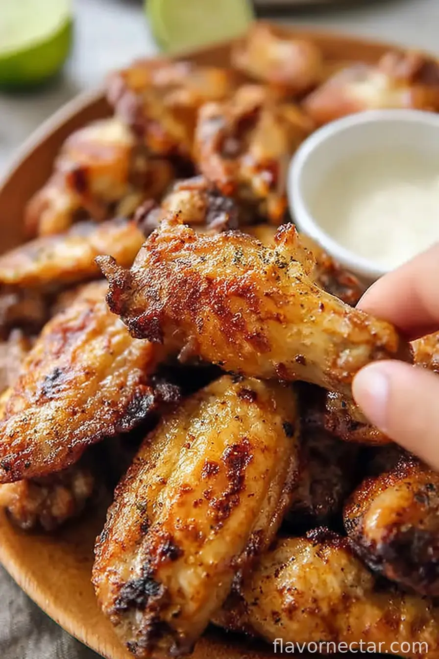 Golden Oven Baked Chicken Wings