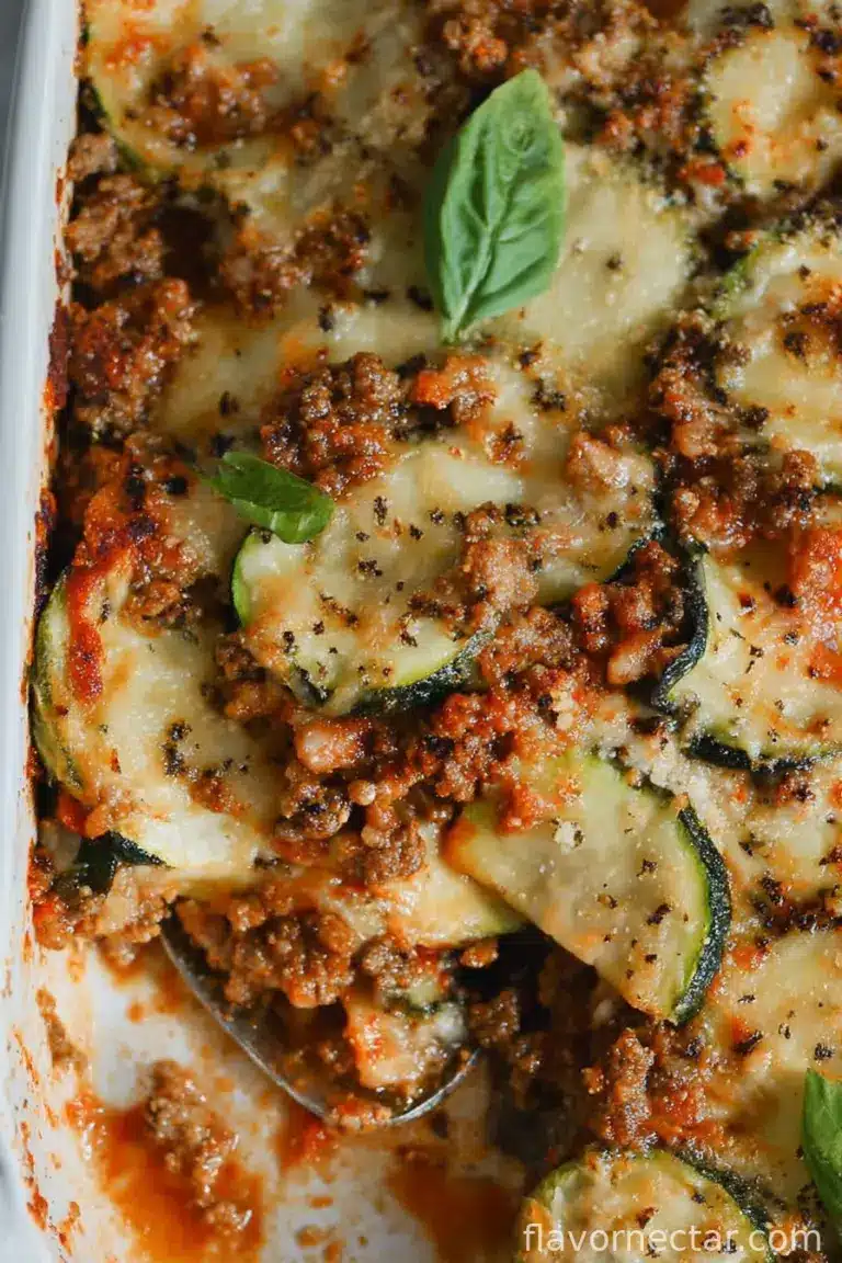 Ground Beef Zucchini Casserole