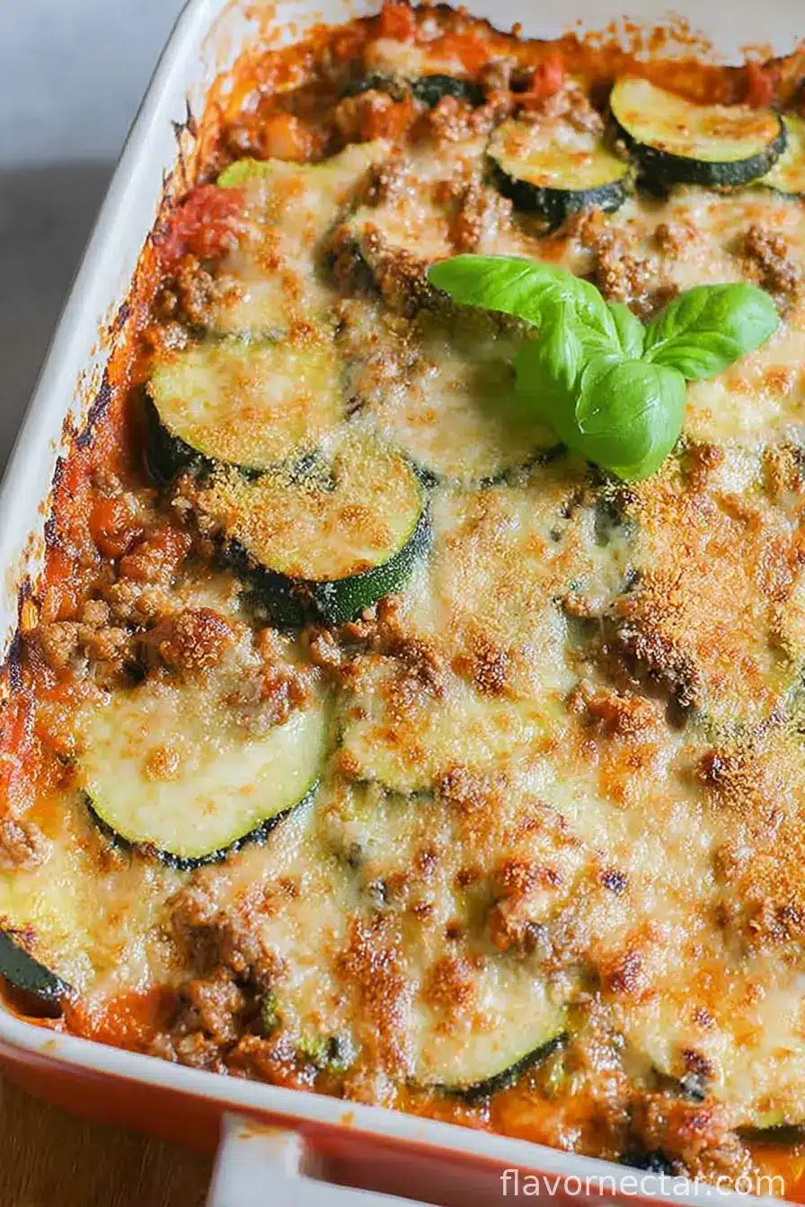 Ground Beef Zucchini Casserole