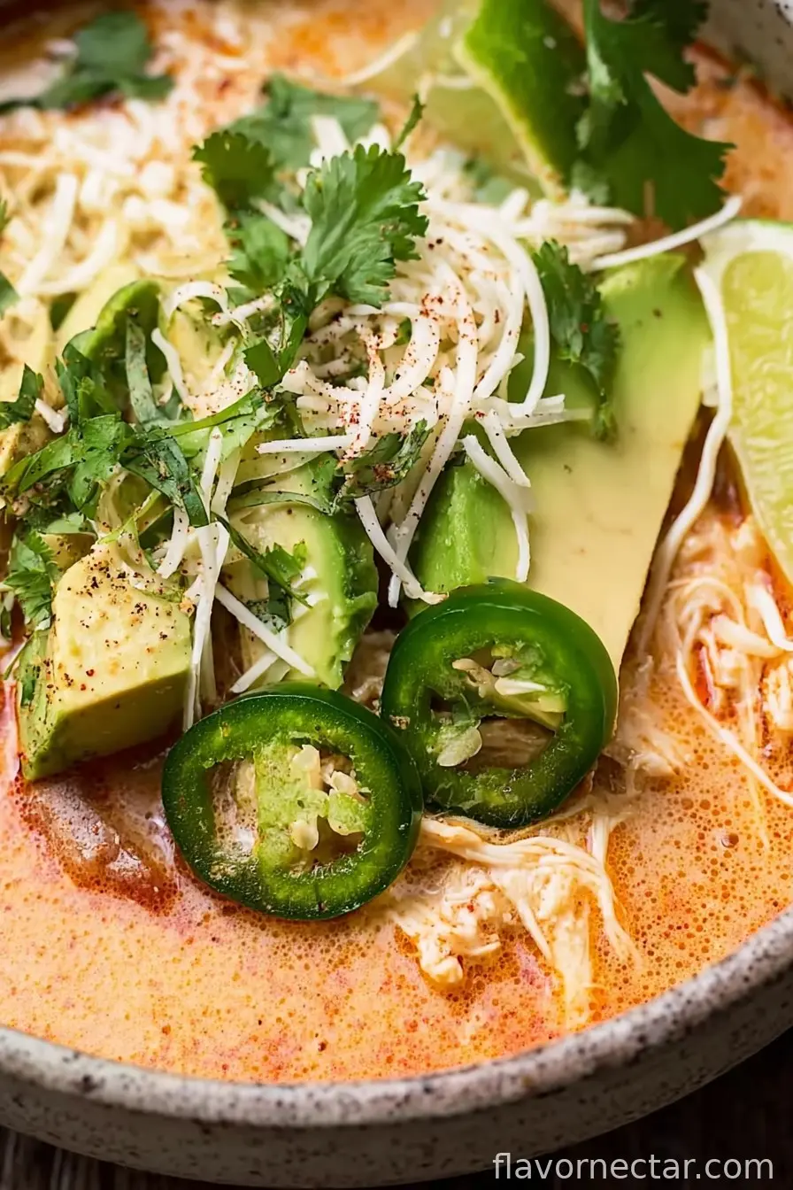 Keto Chicken Tortilla Soup (Low Carb, Gluten Free)