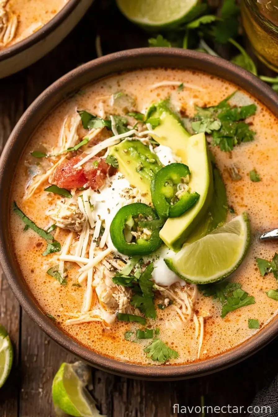 Keto Chicken Tortilla Soup (Low Carb, Gluten Free)