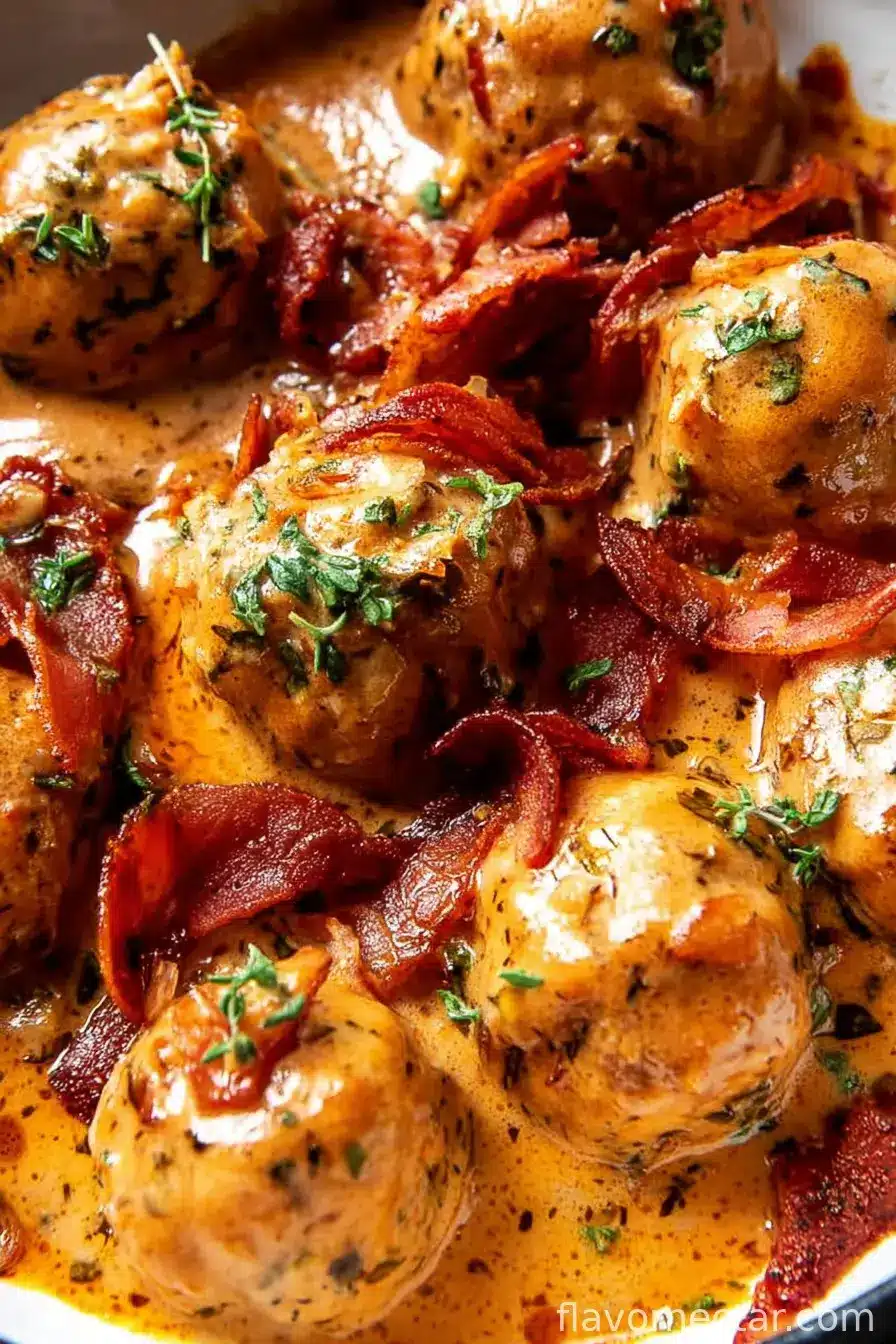 Marry Me Chicken Meatballs