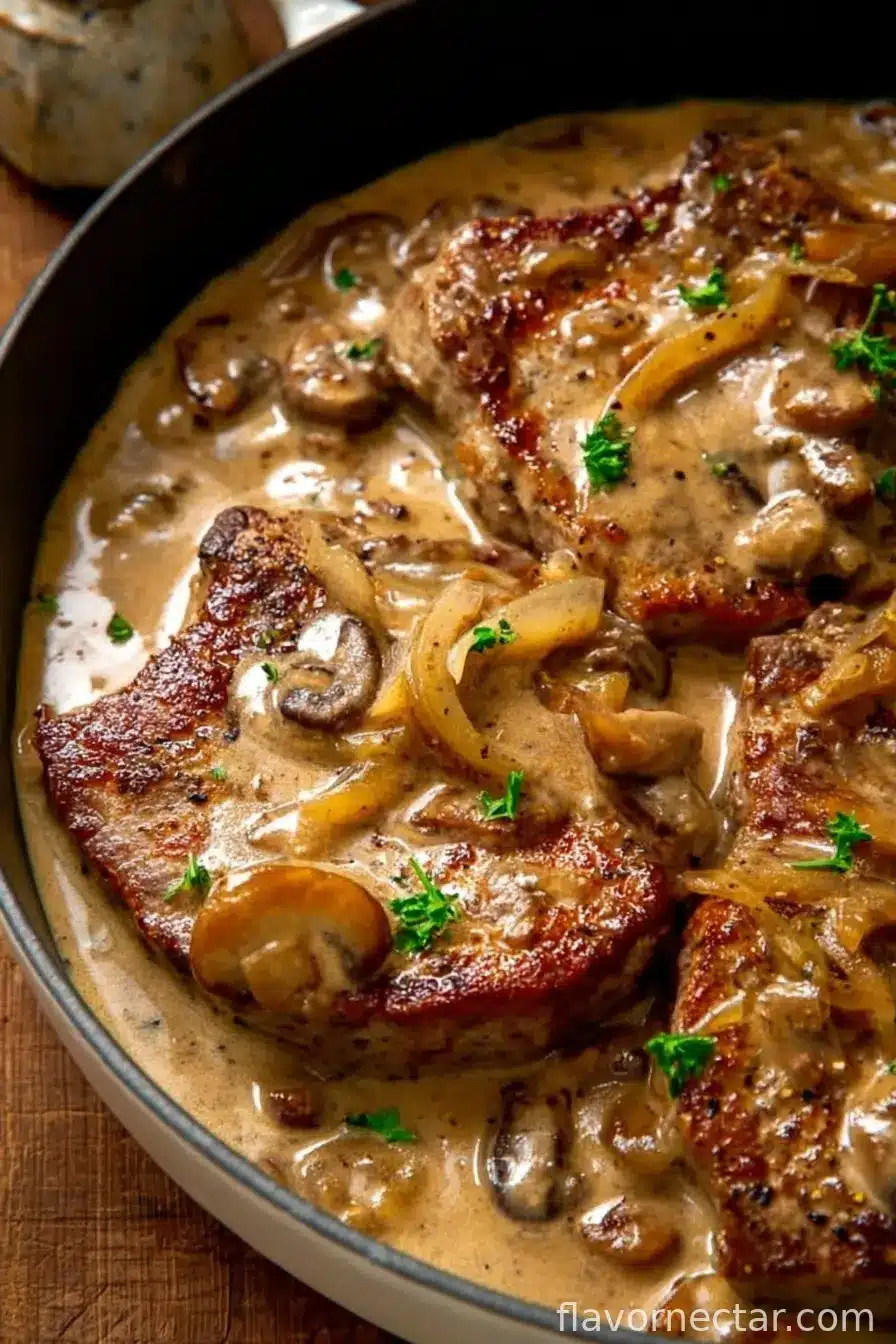 Smothered Pork Steak