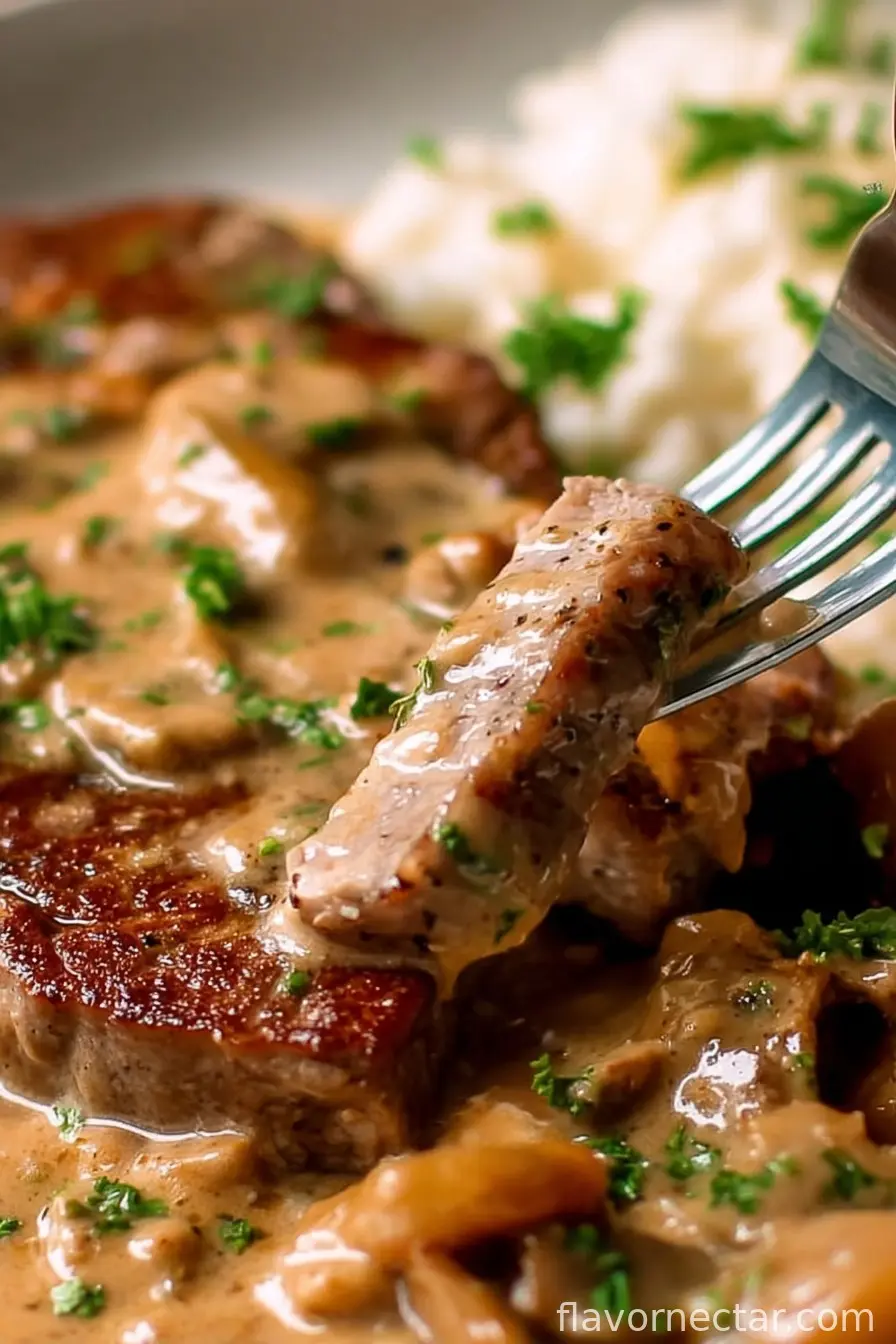 Smothered Pork Steak