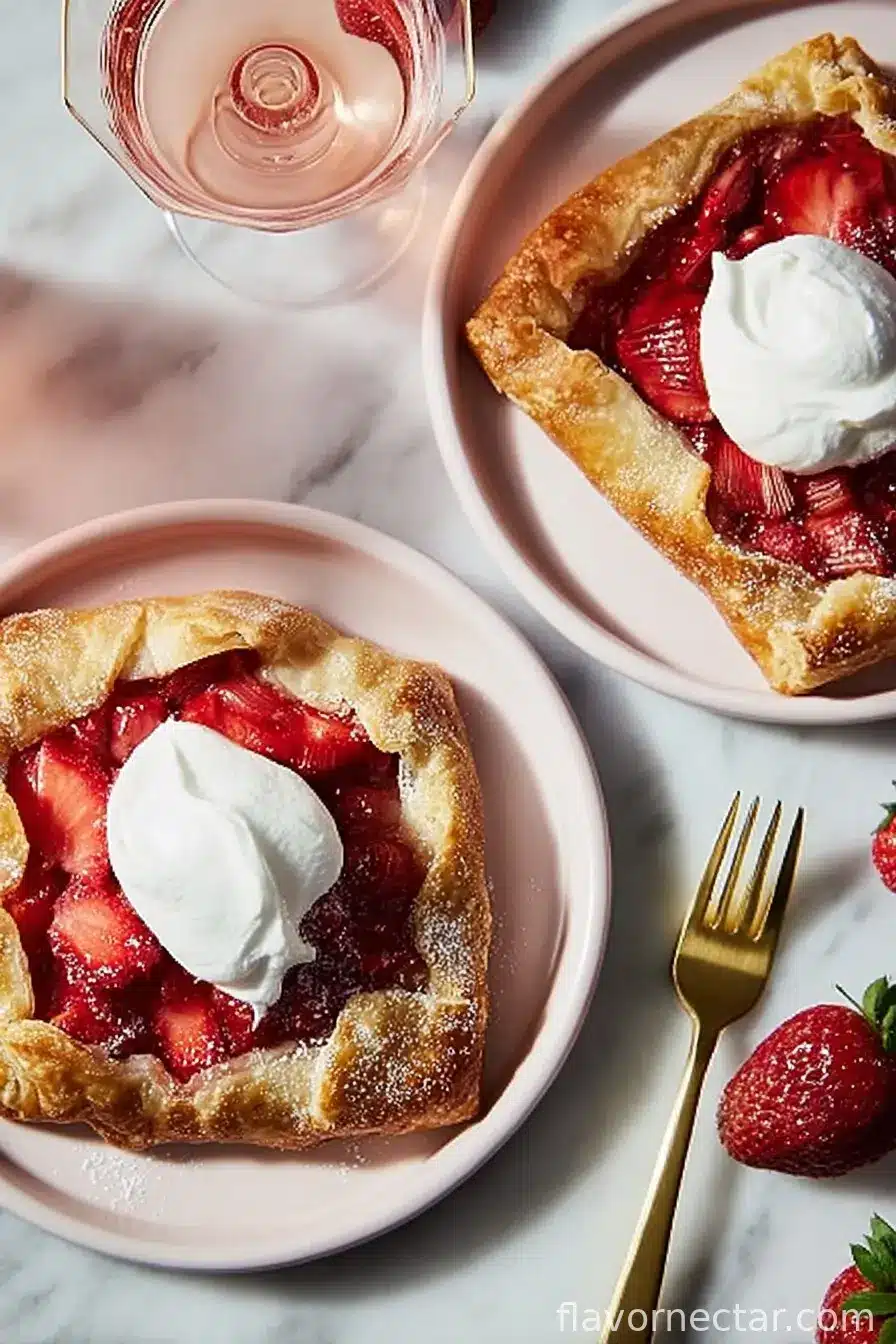 Strawberry-Rhubarb Galettes