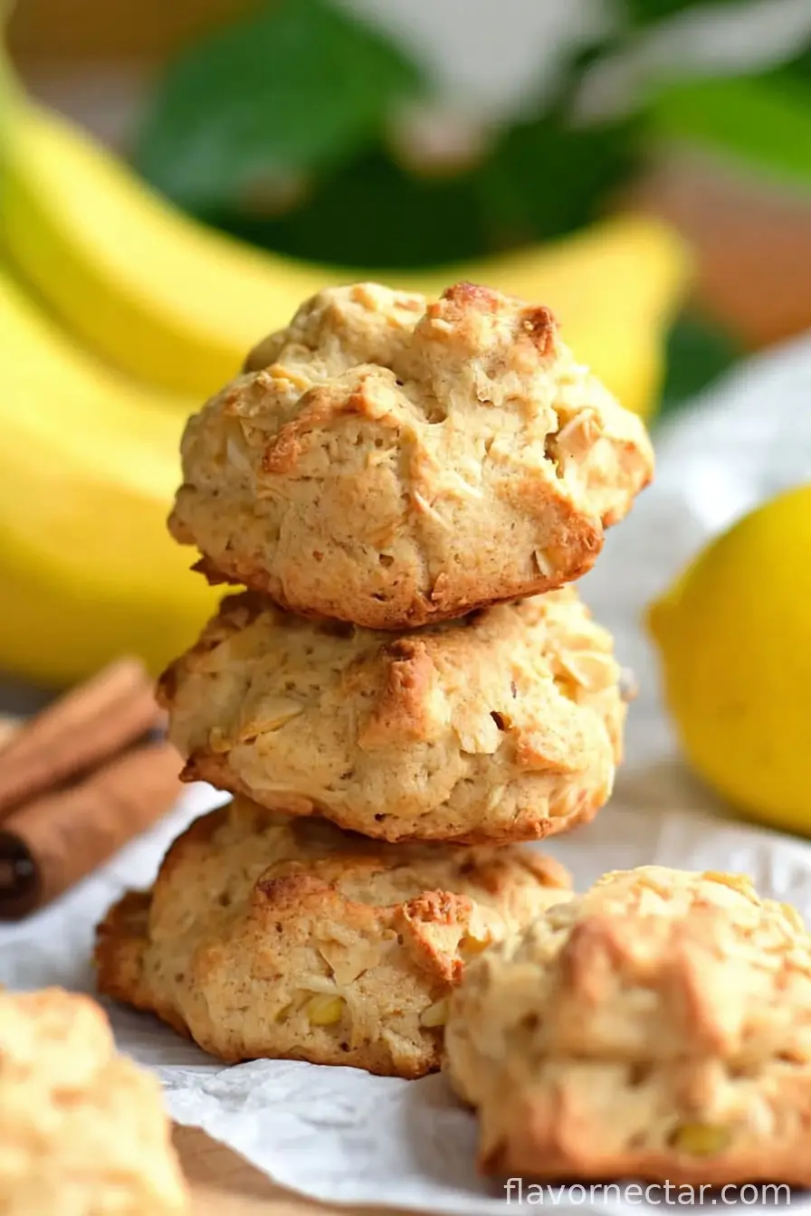 3-Ingredient Banana Cookies (Vegan)