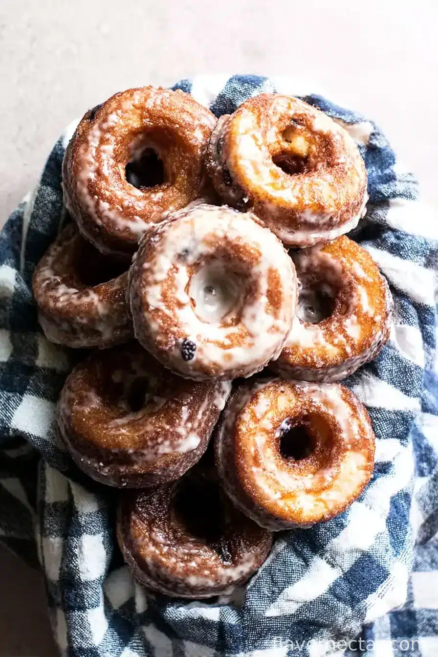 Blueberry Cake Donuts