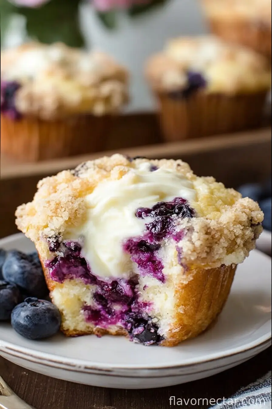 Blueberry Cream Cheese Muffins