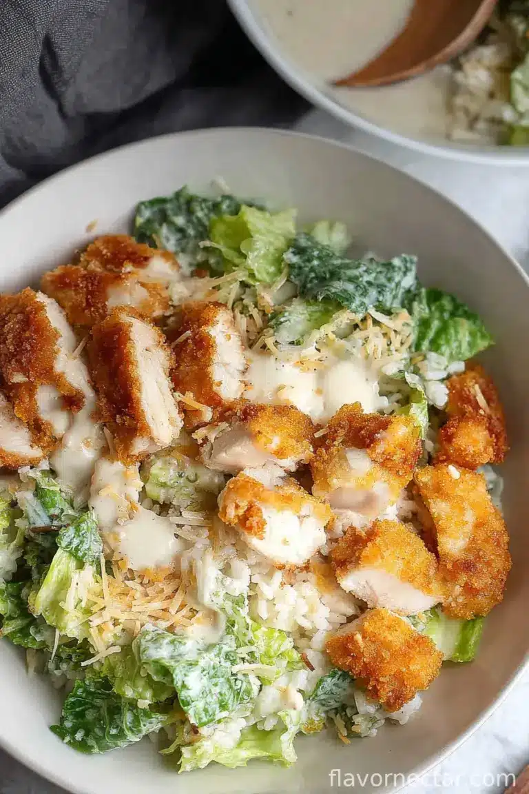 Caesar Salad Chicken Rice Bowl