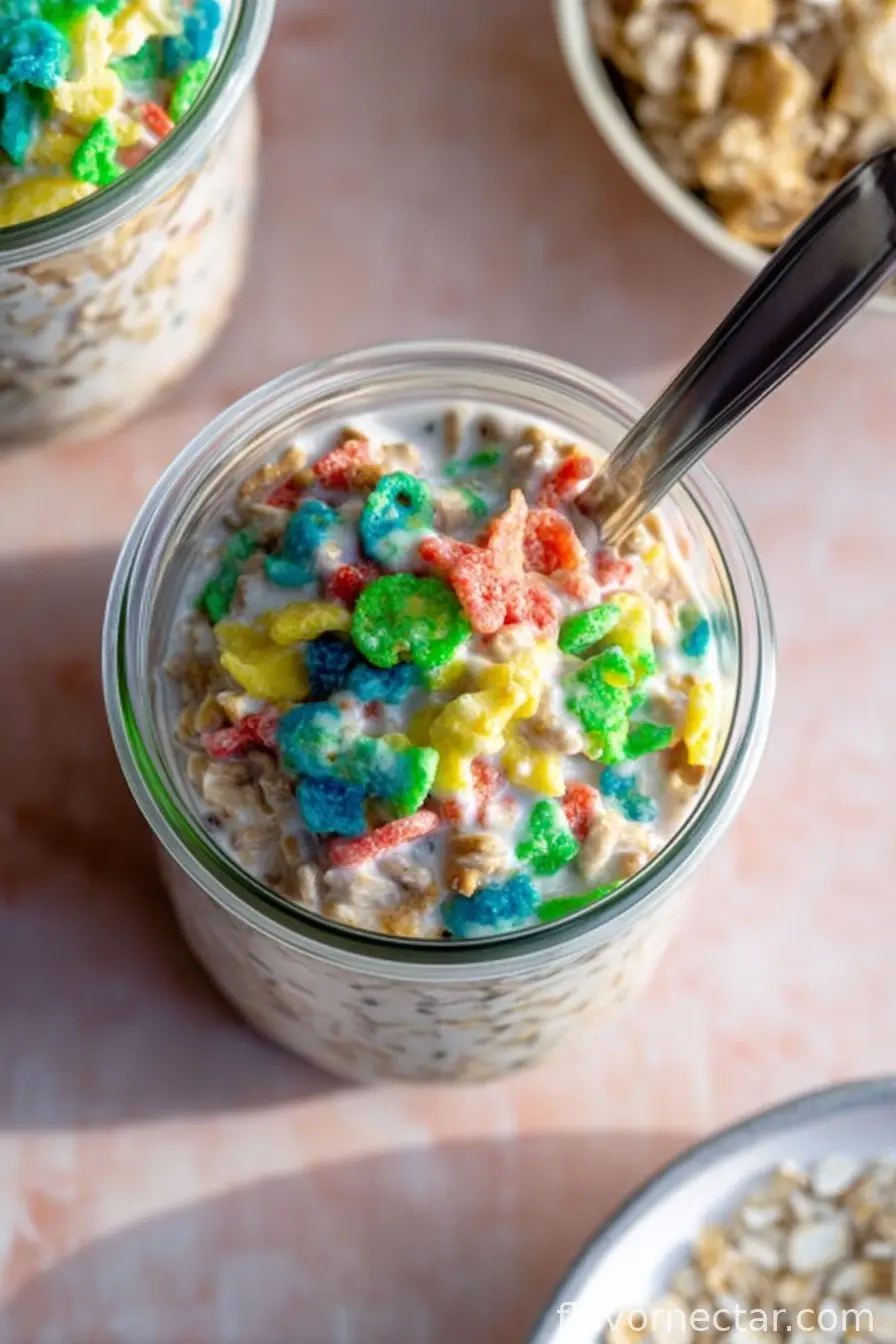 Cereal Milk Overnight Oats