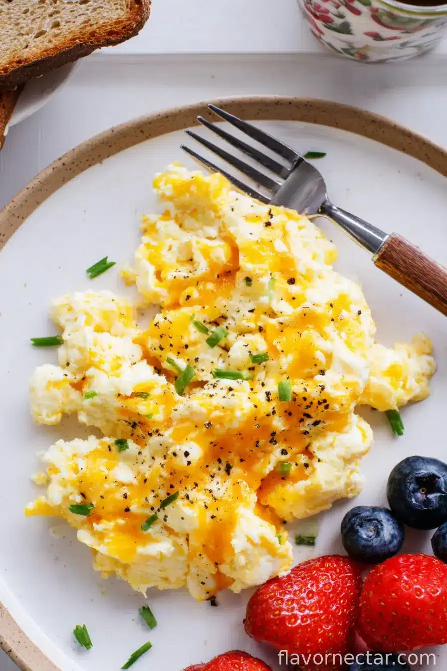 Cheesy Cottage Cheese Eggs