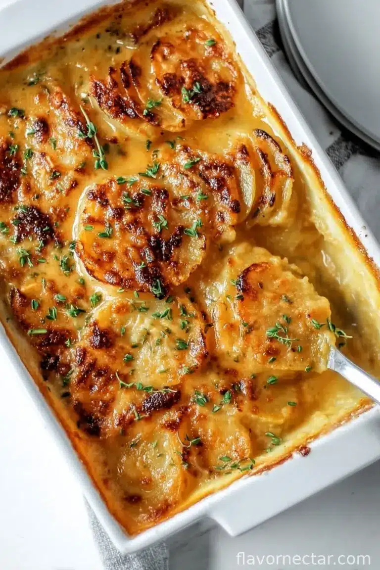 Creamy & Cheesy Au Gratin Potatoes