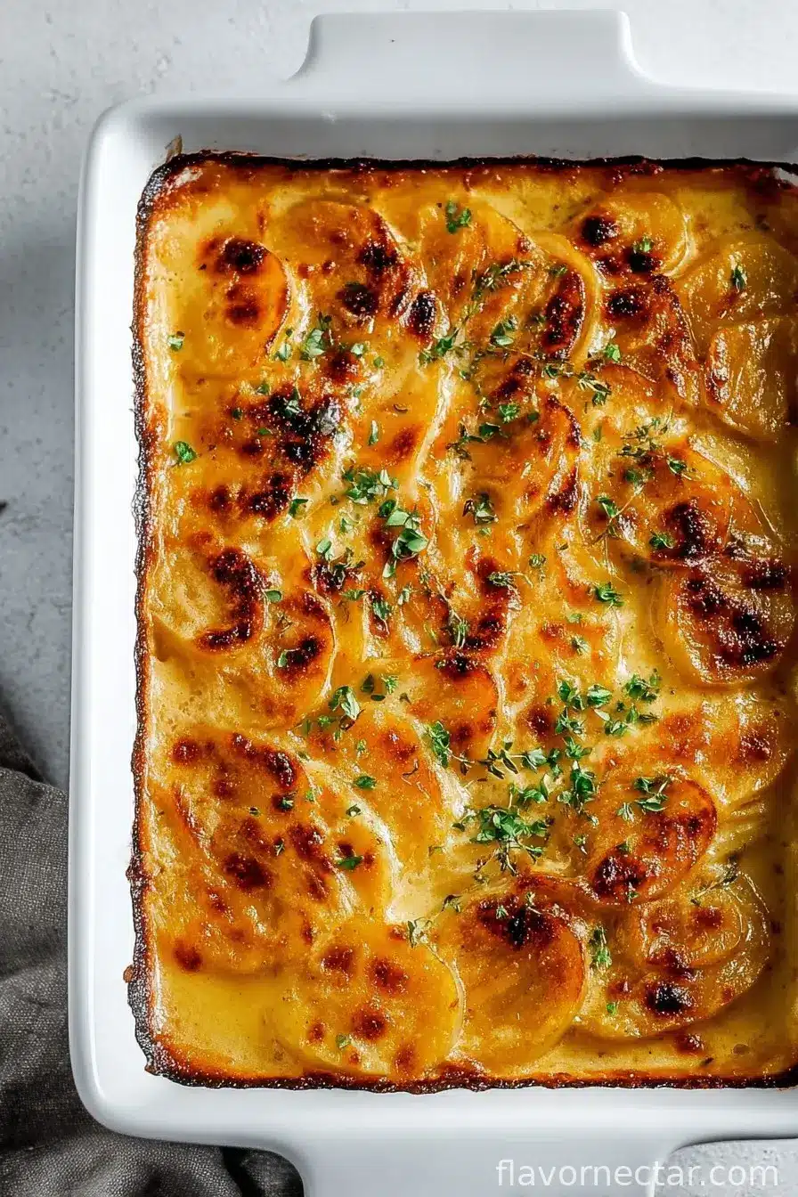 Creamy & Cheesy Au Gratin Potatoes