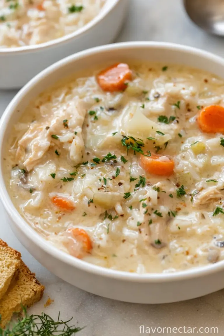 Creamy Chicken and Rice Soup