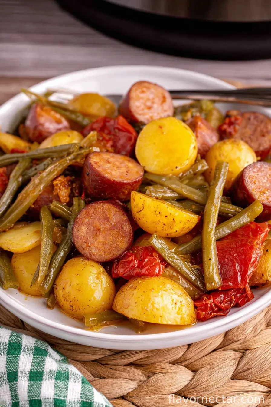 Crockpot Sausage and Potatoes