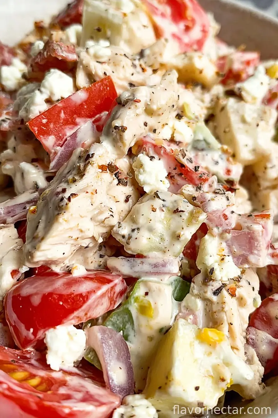 Italian Grinder Chicken Salad