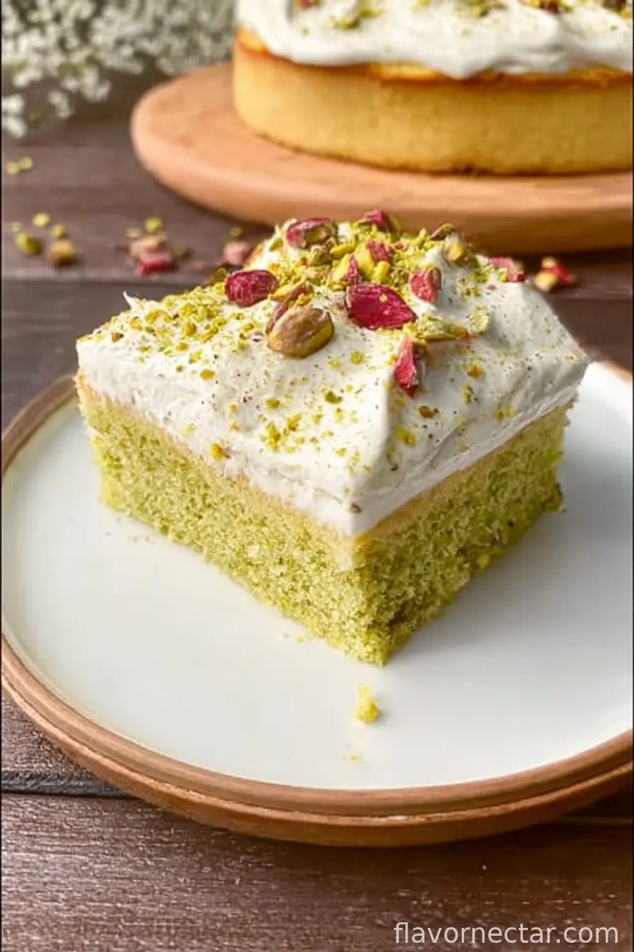 Pistachio Tres Leches Cake